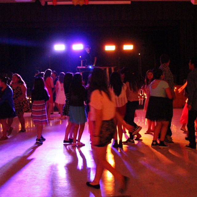 Students dancing the night away!