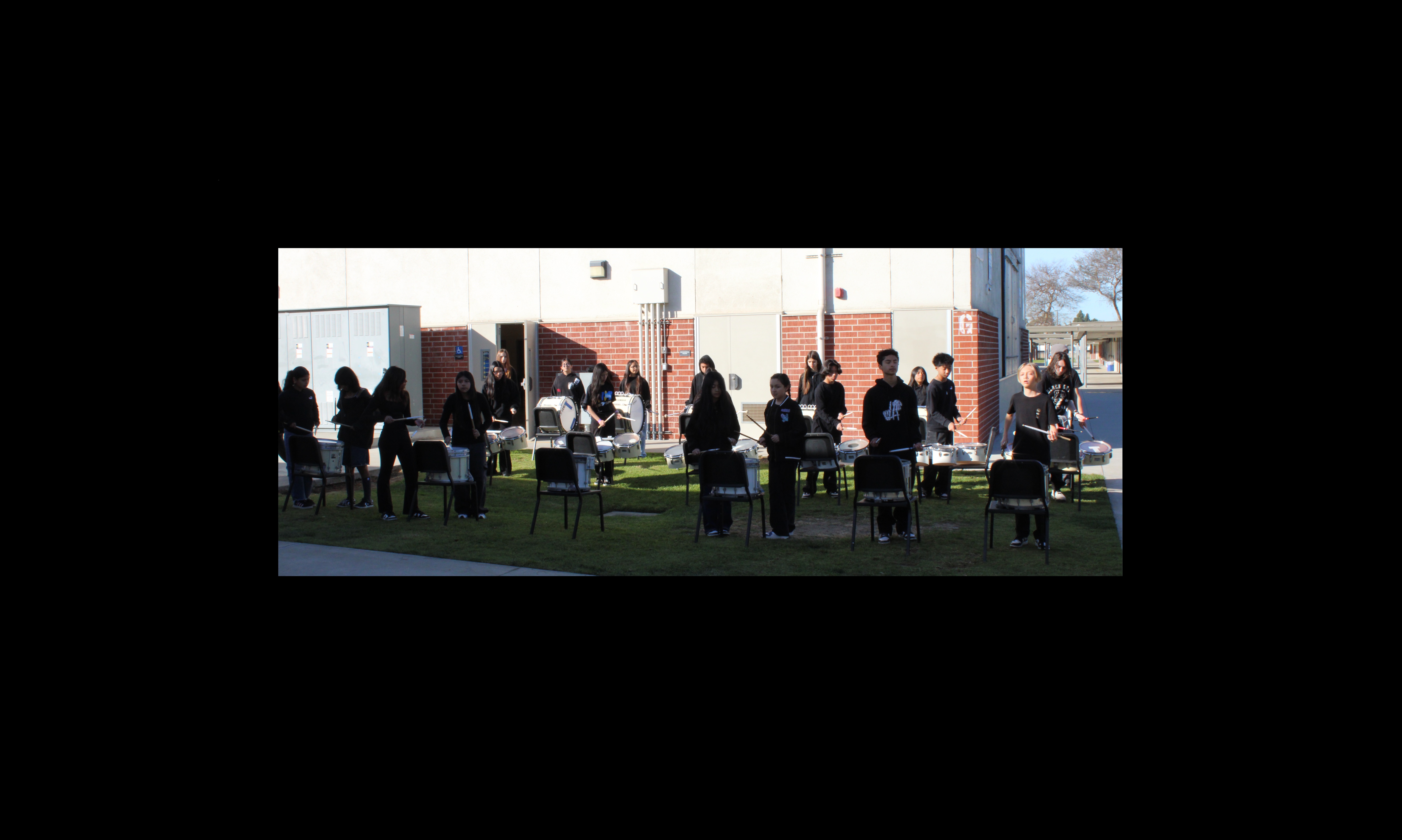 6th Grade Visit - Drumline