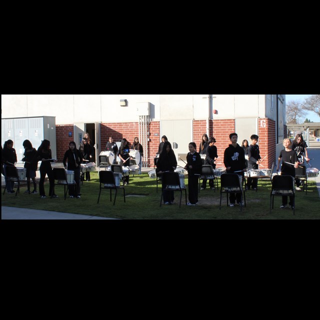 6th Grade Visit - Drumline