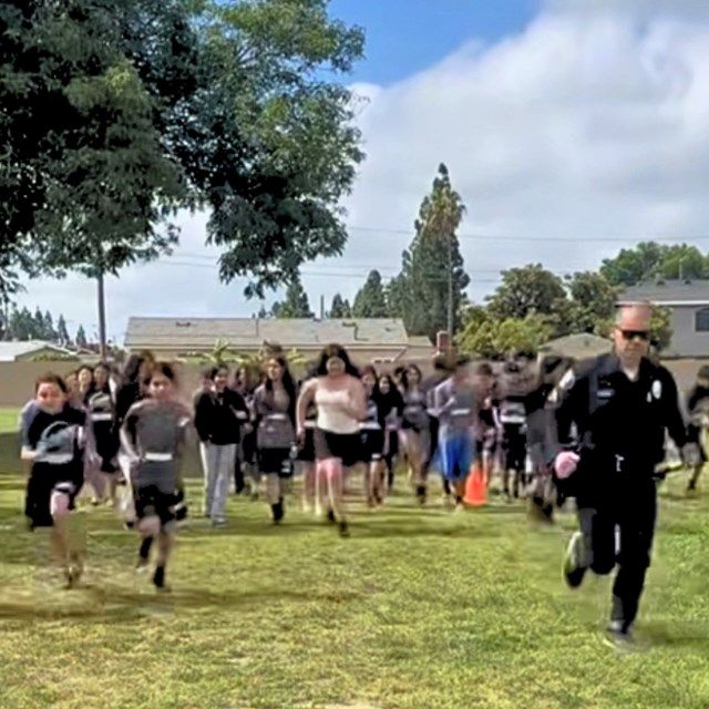 Corporal Pacheco Joins Fitz MAYhem During PE