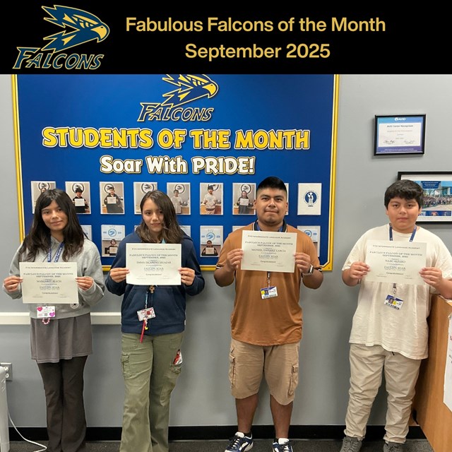 Fabulous Falcons for September 2025